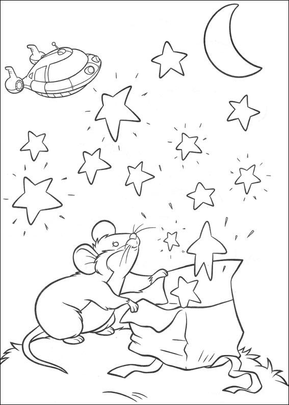Plansa de colorat cu Micul Einstein 6 24